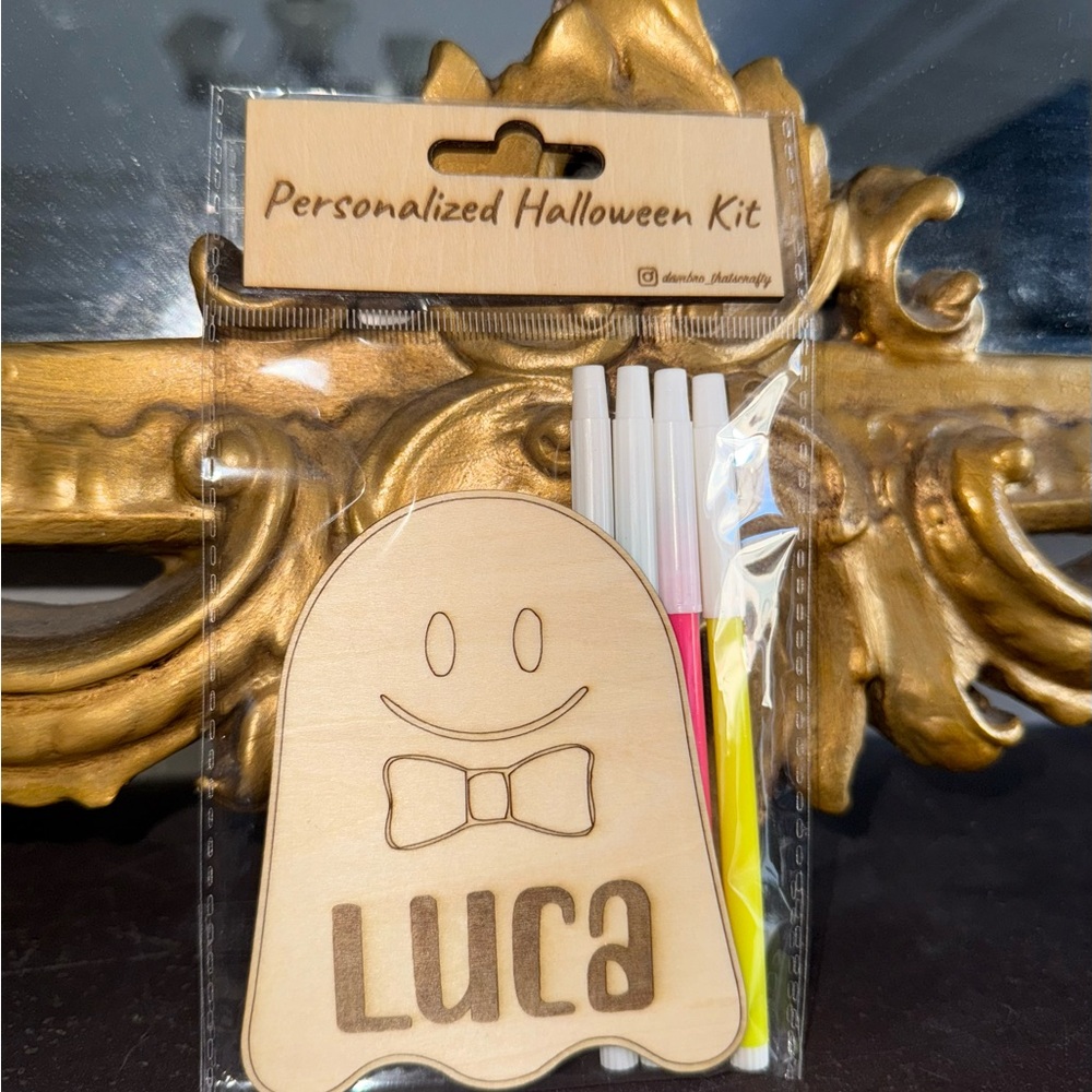 Personalized Halloween Kit with Ghost Design
